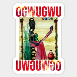 Igbo / African Goddess : OGWUGWU By SIRIUSUGOART Sticker